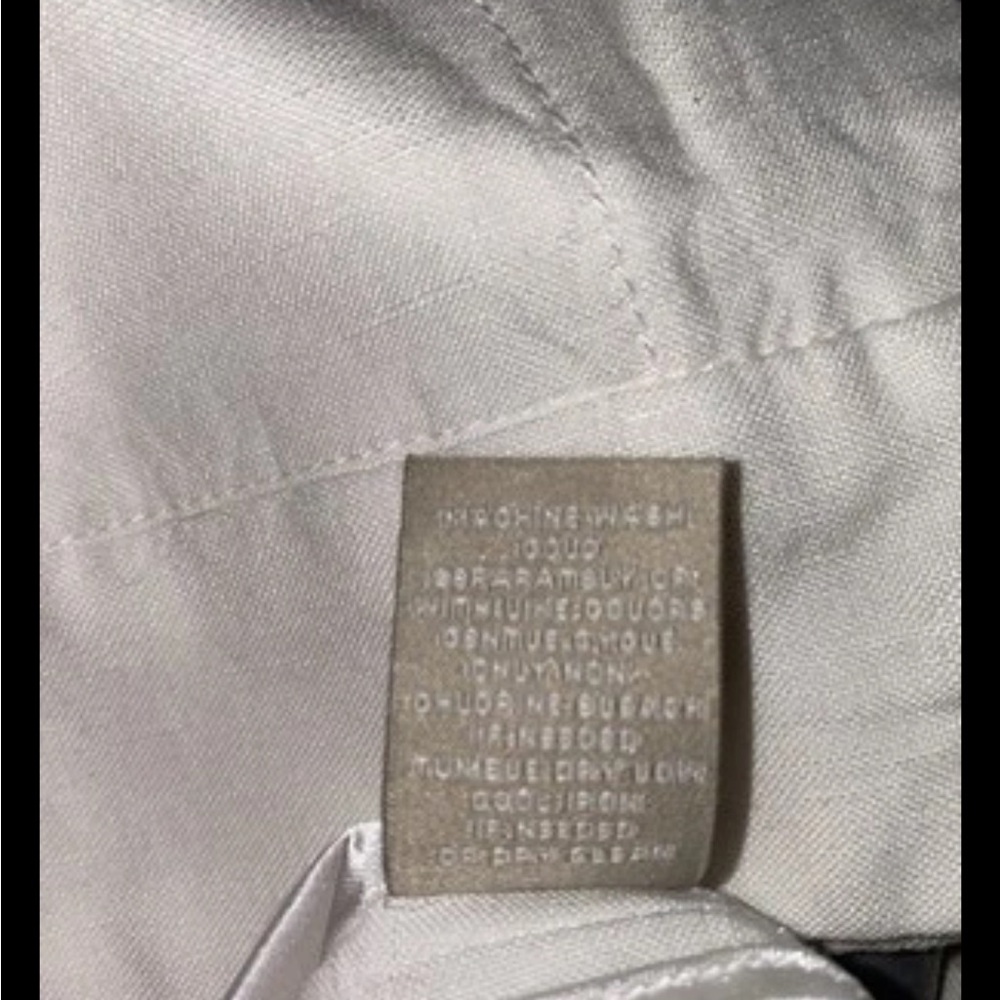 Joan Vass New York White Linen Mix Vest Size 8 Zippers Pockets Lined Perfect - Picture 8 of 11